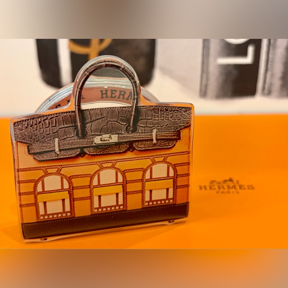 🧡NWT HERMÈS Accs. Travel Size Fragrances/Lipstick/Birkin Pop Socket/Mirror 🧡 - Picture 7 of 12